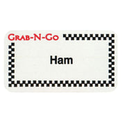 Hubert 34263 - Grab-N-Go Food Label, "Ham", 1-3/4" X 7/8"