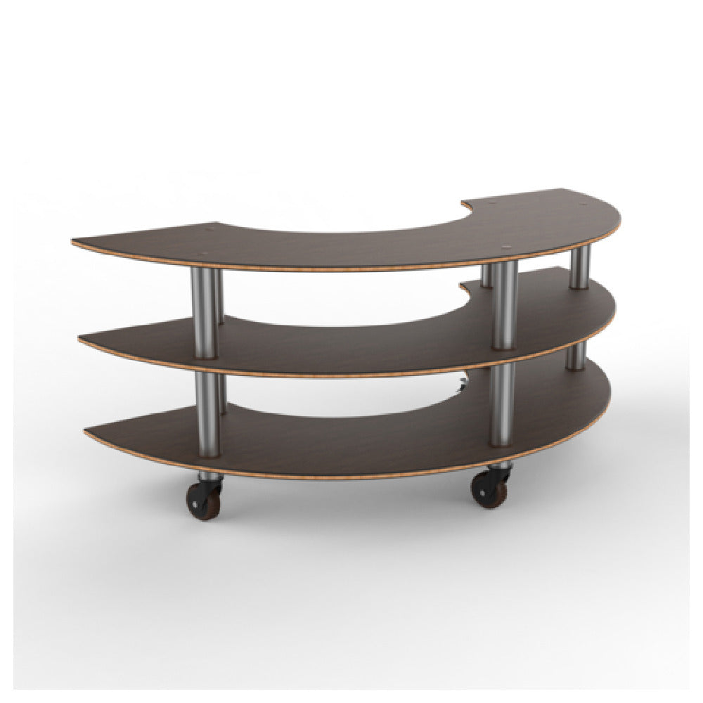 Steelite MGCMSX01WSXH - Modular Creative Curved Unit Mango Brushed Stainless Steel