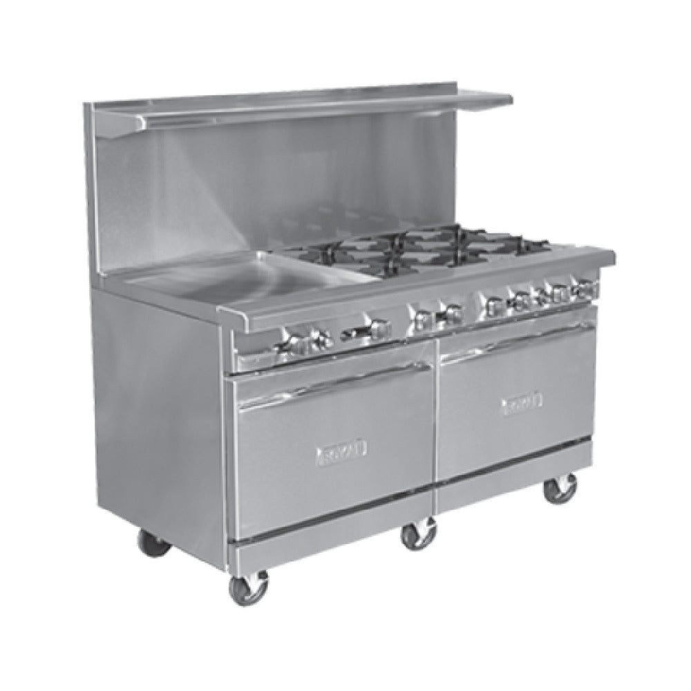 Royal Range Of California RR-8G12_NAT Restaurant Range Gas 60"