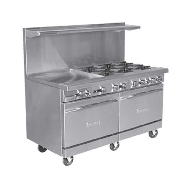 Royal Range Of California RR-8G12_NAT Restaurant Range Gas 60"