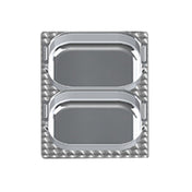 Tablecraft CW1036E1 Hot Food Template 13-1/2" X 21-5/8" (fits Well Size: 11-7/8" X 19-7/8")
