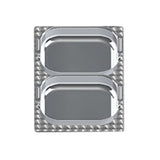 TableCraft Products CW1036BRS - Hot Food Template, 13-1/2" X 21-5/8" (fits Well Size: 11-7/8" X 19-7/8")