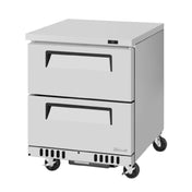 Turbo Air TUR-28SD-D2-FB-N Super Deluxe Series Undercounter Refrigerator Front Breathing Airflow