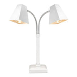 Bon Chef 9659-BIANCO Double Heat Lamp 9" L X 9" W X 27" H Square