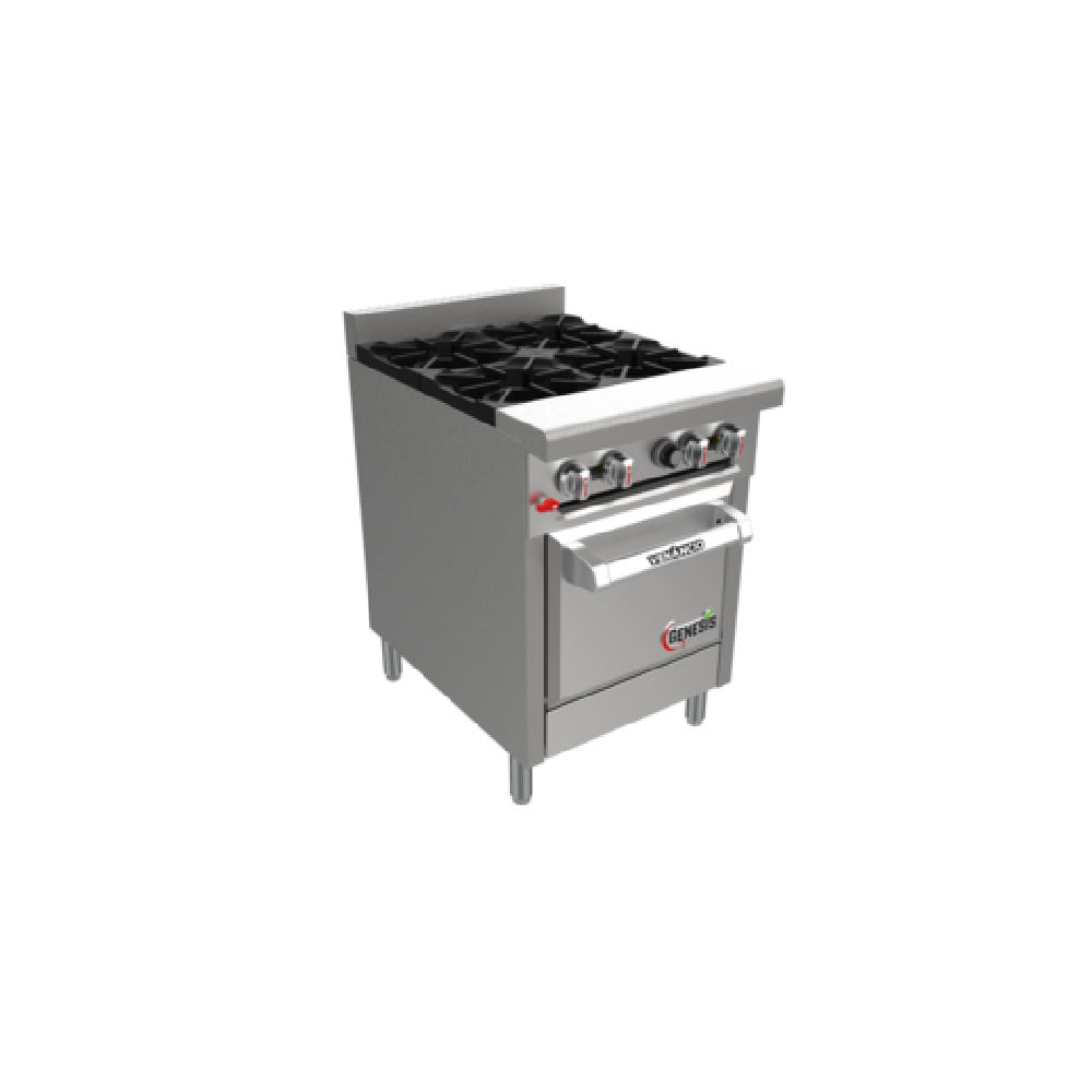 Venancio G24ST-24B_LP Genesis Series Restaurant Range Gas 24"W