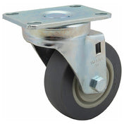 Private Label 1201015 Caster Plate 3 1/2" Gry
