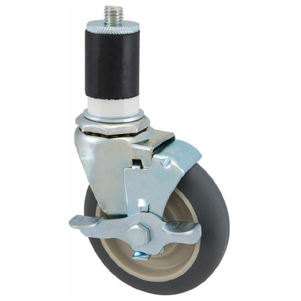 Private Label 1201063 Caster Stem 4" W/brk Gry