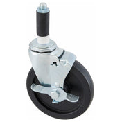 Component Hardware Group C13-1151 Caster Stem5"od W/brake Black