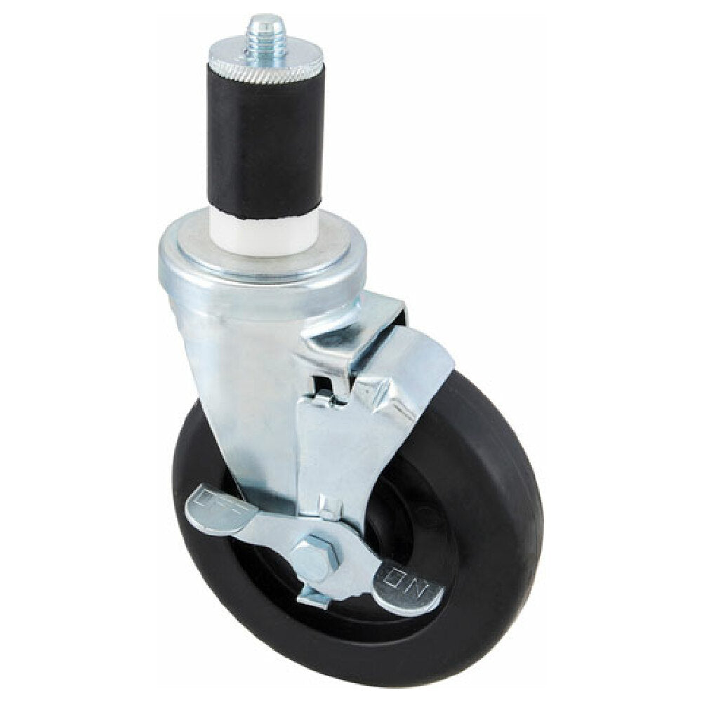 Private Label 1201123 Caster Stem(5"od W/brake Black