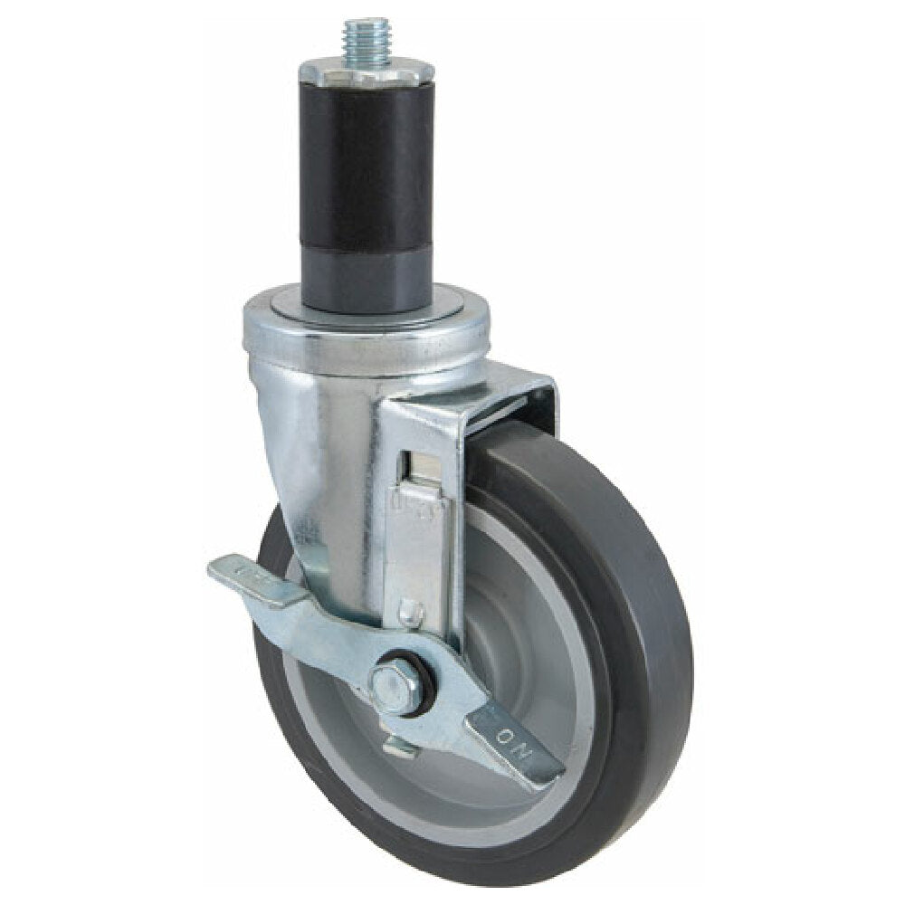 Component Hardware Group C23-2351 Caster Stem 5" W/brk Gry