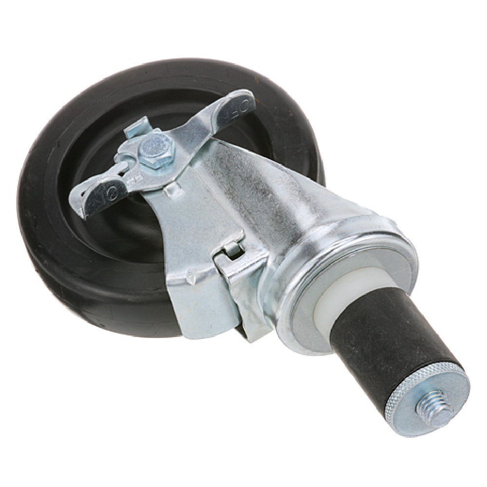Private Label 1201135 Caster Stem(5"od W/brake Black
