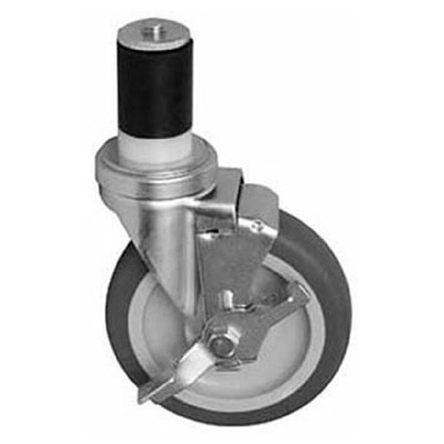 Component Hardware Group CMS4-5RBB Caster Stem 5" W/brk Gry