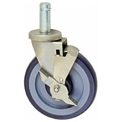 AllPoints 1201217 Caster W Brake 6" Iss Stainless