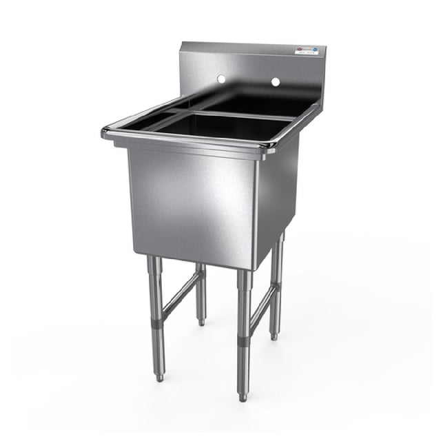NBR Equipment 1SS-242414 Premium Sink One-compartment 29-1/8"W X 29-1/2"D X 44-1/16"H Overall Size