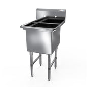 NBR Equipment 1SS-162014 Premium Sink One-compartment 21-1/8"W X 25-1/2"D X 44-1/16"H Overall Size