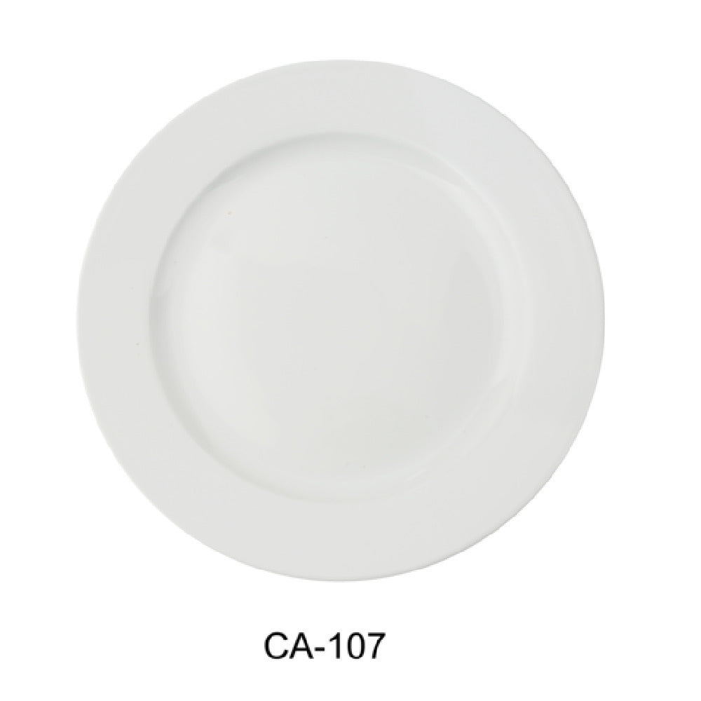 Yanco CA-107 Cambria Dinner Plate 7-1/2" Dia. X 3/4"H Round