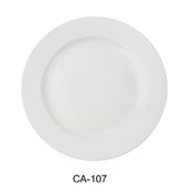 Yanco CA-107 Cambria Dinner Plate 7-1/2" Dia. X 3/4"H Round