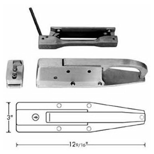 AllPoints 1221129 Latch (w/fl Strike/ir)