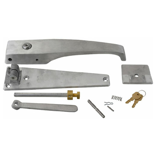 AllPoints 1221254 Latch (narrow W/ Lever Fl Brshed
