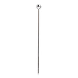 A single TableCraft stainless steel pin with a round, shiny silver head and a sharp pointed tip. Photographed vertically against a plain white background, it resembles the elegant simplicity of cocktail picks.