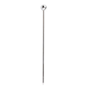 A single TableCraft stainless steel pin with a round, shiny silver head and a sharp pointed tip. Photographed vertically against a plain white background, it resembles the elegant simplicity of cocktail picks.