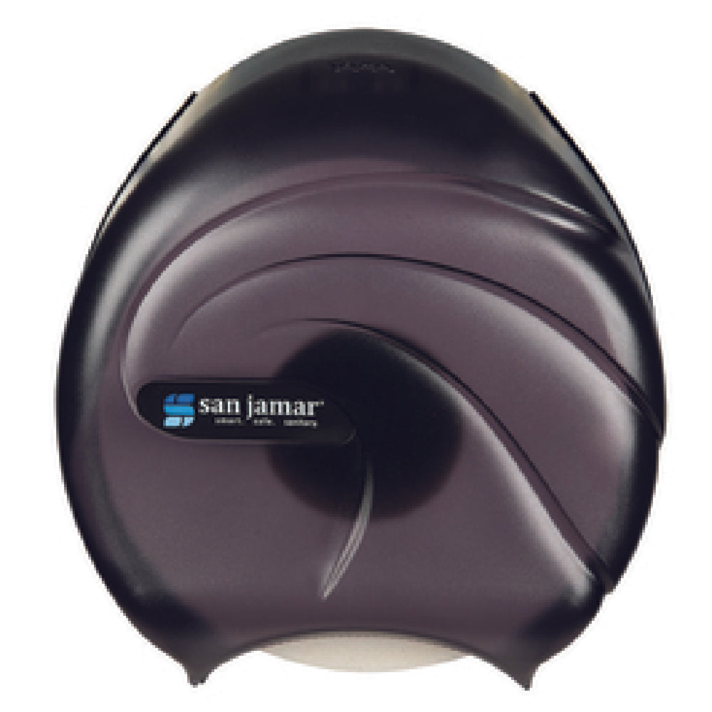 San Jamar R2090TBK Oceans® Bath Tissue Dispenser 10-1/4"W X 5-5/8"D X 12"H Fits (1) 9" Jumbo Roll