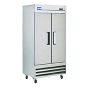 Hubert 105138 - Kratos® Narrow Depth Refrigerator, 39.5"W X 29.5"D X 82.5"H, 29.73 Cu. Ft. Capacity