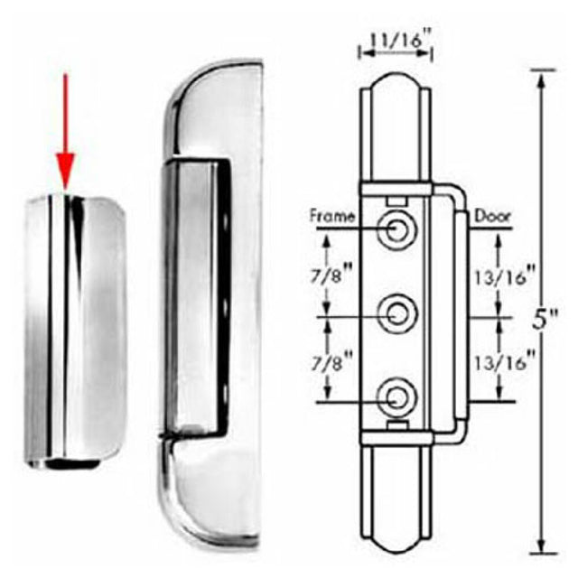 Kason 90212003610015F Kason 90212003610015f Cover Hinge