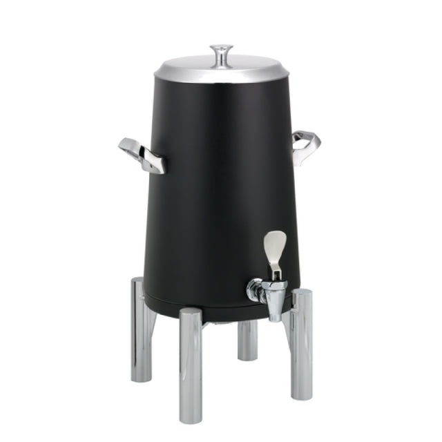 Service Ideas URN30VBLRNFL FlameFree™ Thermo-Urn Round Traditional Spigot Vacuum Insulated Urn