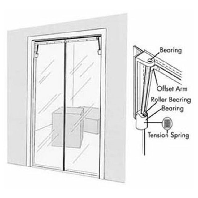 AllPoints 1241280 Door Swinging Clear Vu 36x78