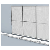 Kent Unlimited WL1218072_IVORY - Wall, 144"W X 18"D X 72"H, Ivory Or Black