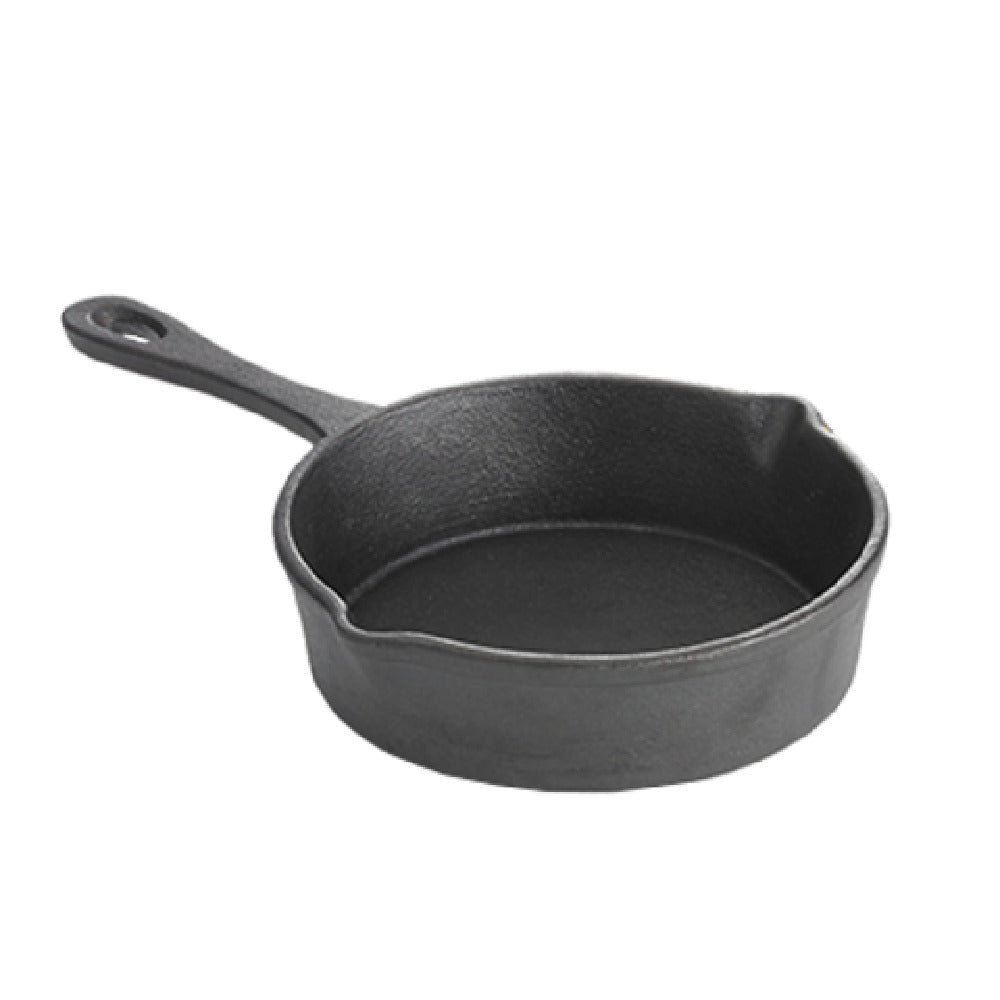 TableCraft Products CW30108 - Mini Skillet, 12 Oz., 5" Dia. X 1-1/2"H (9-1/8" O.A.L)
