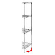 Private Label 1261382 Post Shelf 86" S/s Metro
