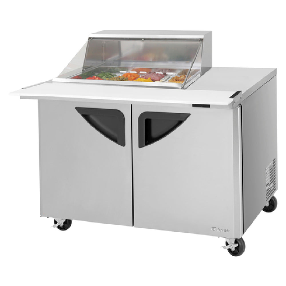 Turbo Air TST-48SD-12M-N-CL Super Deluxe Sandwich/Salad Mega Top Unit Two-section