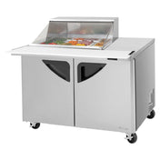Turbo Air TST-48SD-12M-N-CL Super Deluxe Sandwich/Salad Mega Top Unit Two-section