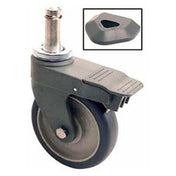 Intermetro 5PCBX Caster Stem 5" Poly Brake