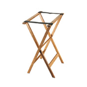 Alegacy Foodservice Products 1551 Tray Stand 17" X 16-1/4" X 32-1/2" Dark Mahogany Wood