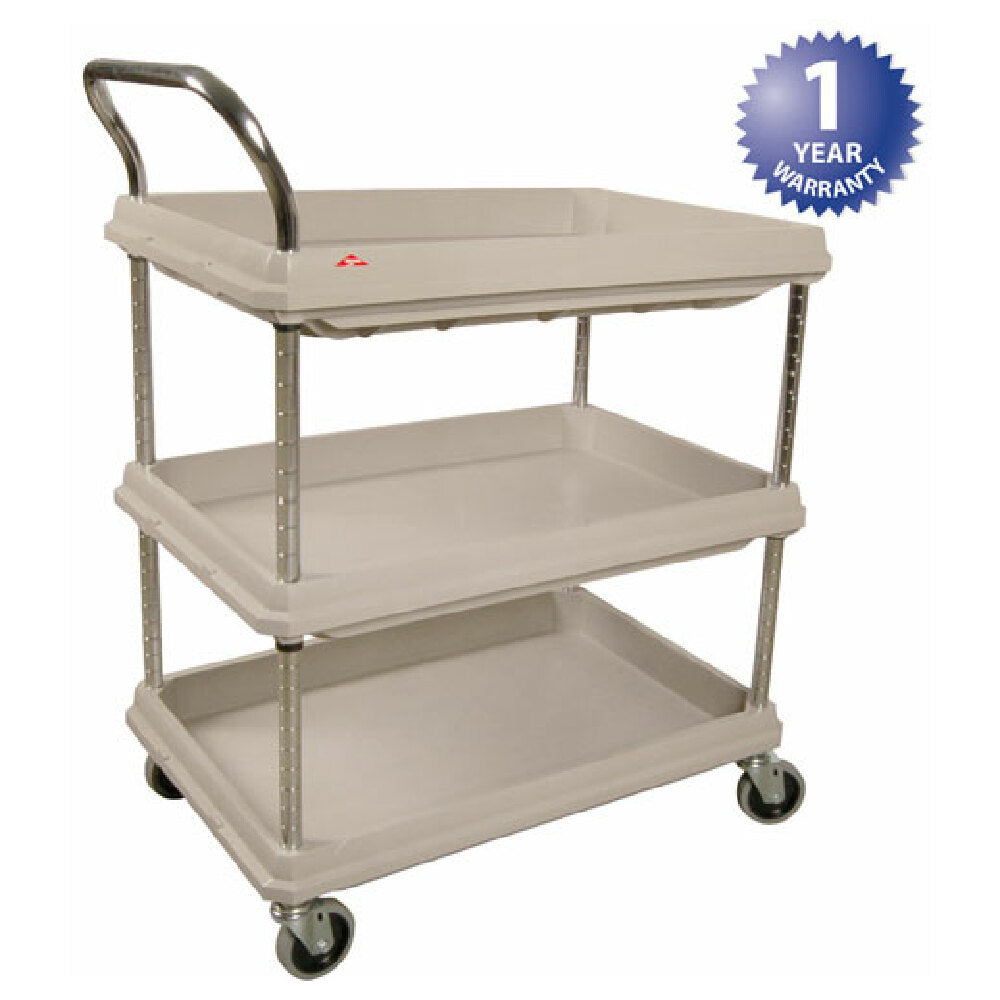 Intermetro BC2030-3DG Cart Utility 3 Shelf 3"d Gry