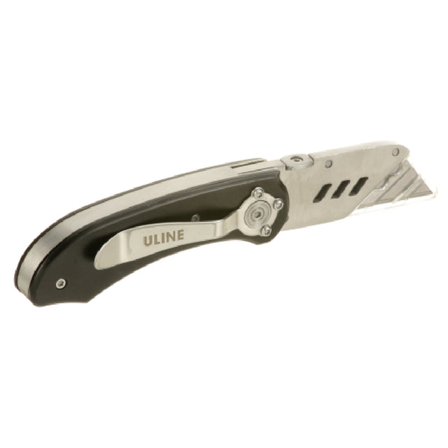 U-Line H-2755BL Utility Knife Folding Black