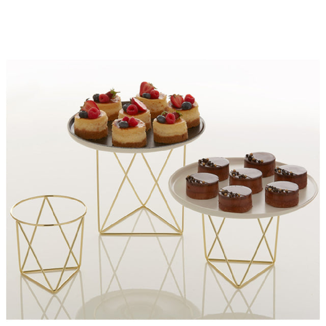 American Metalcraft RSGG3 Geometric Rise Set Set Of 3 Stainless Steel