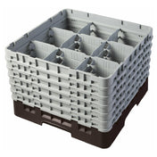 Cambro 9S1114167 Camrack® Glass Rack With (6) Soft Gray Extenders Full Size