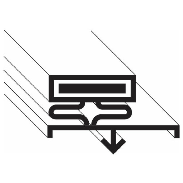 International Cold Storage 3195-3 Ics 30 3/8x77 1/4 D D Gasket 3 Sided