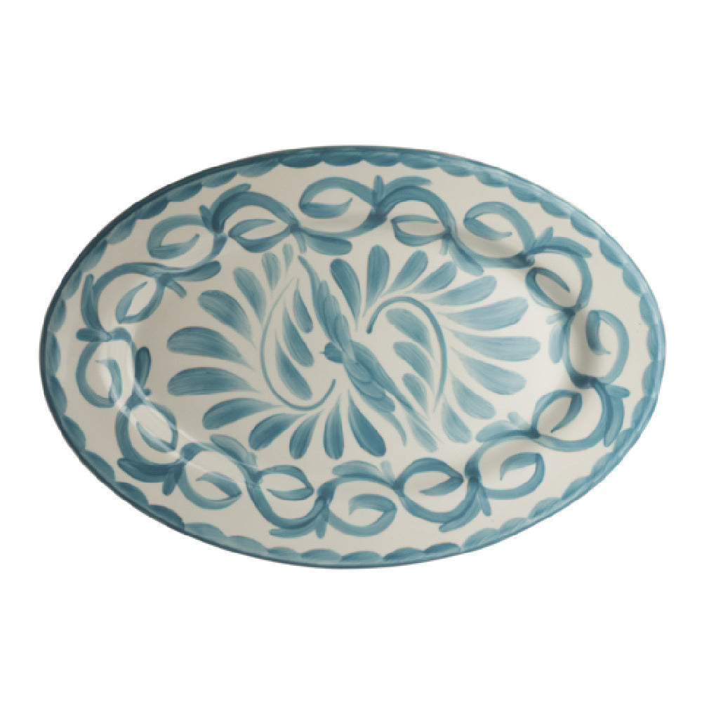 Steelite A125P142 Platter Oval Rolled Edge 12.25" X 9.125" Puebla