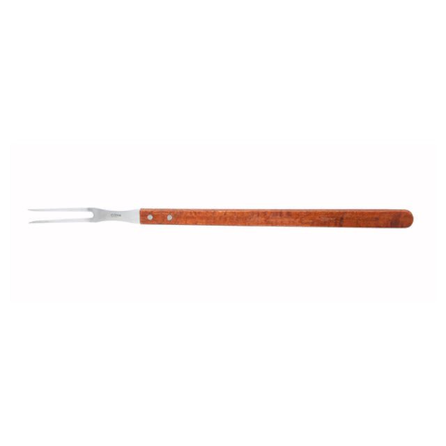Winco KPF-210 Pot Fork 21-7/8" O.A.L. Wood Handle