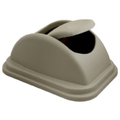 Rubbermaid FG306700BLA Untouchable Swing Lid Black Fits 10 Gal Can