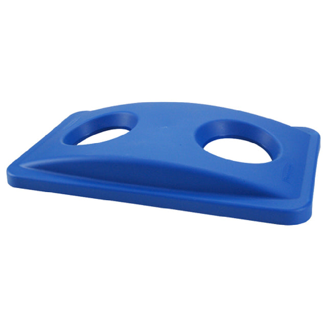 Rubbermaid RBMDFG269288BLUE Recycling Can Lid/top Blue Bottles And Cans