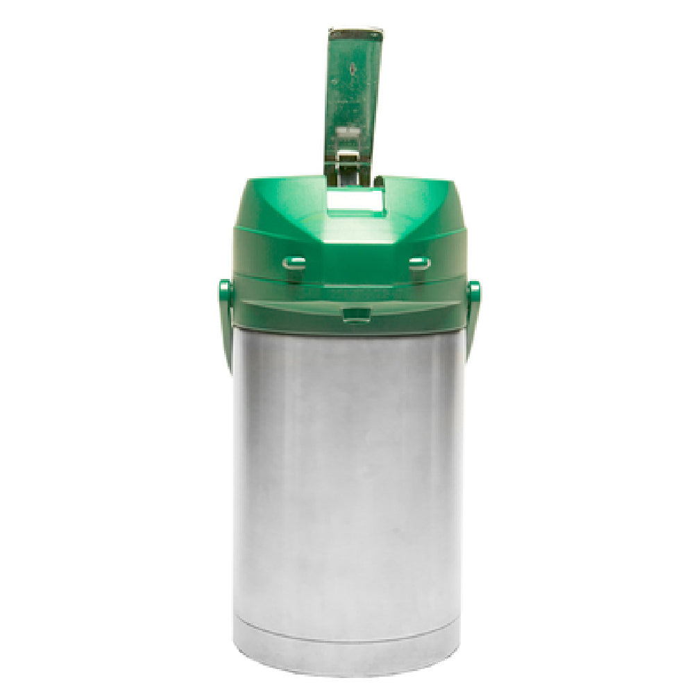 Service Ideas CTAL25GRN Airpot 2.5 Liter (84.5 Oz.) 6-3/4" X 8-3/4" X 12-1/2"