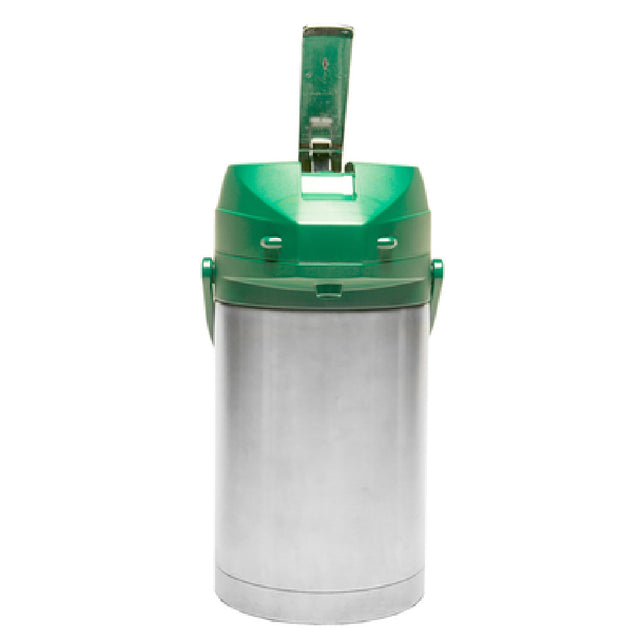 Service Ideas CTAL25GRN Airpot 2.5 Liter (84.5 Oz.) 6-3/4" X 8-3/4" X 12-1/2"