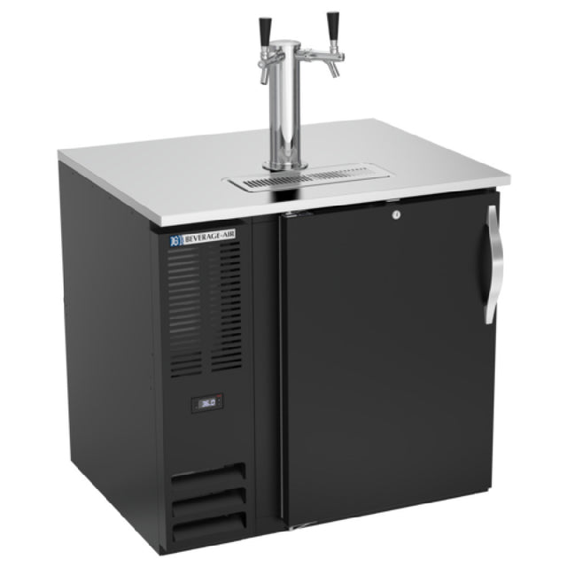 Beverage Air DD36HC-B - Draft Beer Cooler, 36"W X 30-3/8"D X 49-5/16"H, 10.162 Cu. Ft.