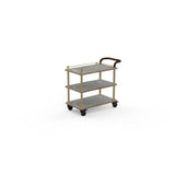 Steelite MGCRNX02GBXX Mogogo Buffet Solutions Roll'n Service Cart 41-1/2" X 21" X 36"H